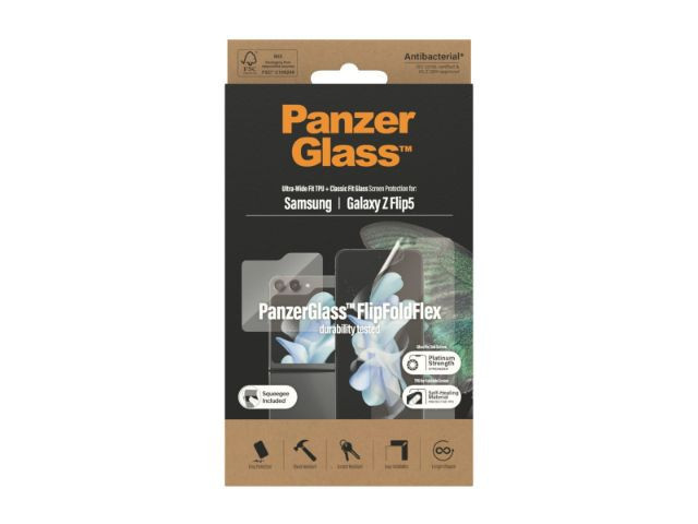 PanzerGlass Front Glass + TPU Secreen Protector Samsung Galaxy Z Flip 5