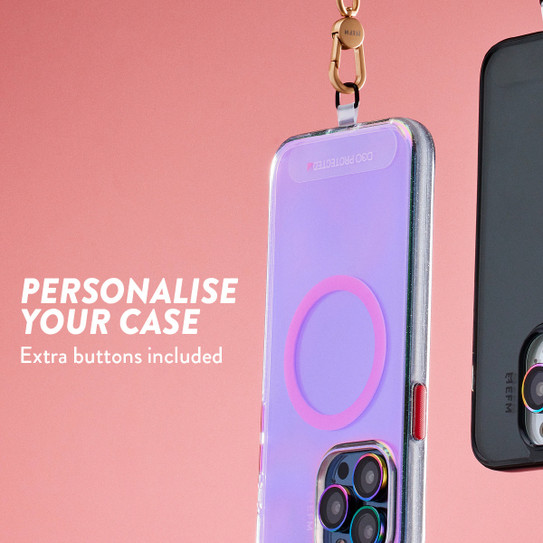 EFM Aspen D3O Case Armour iPhone 15 Pro Max - Glitter Pearl