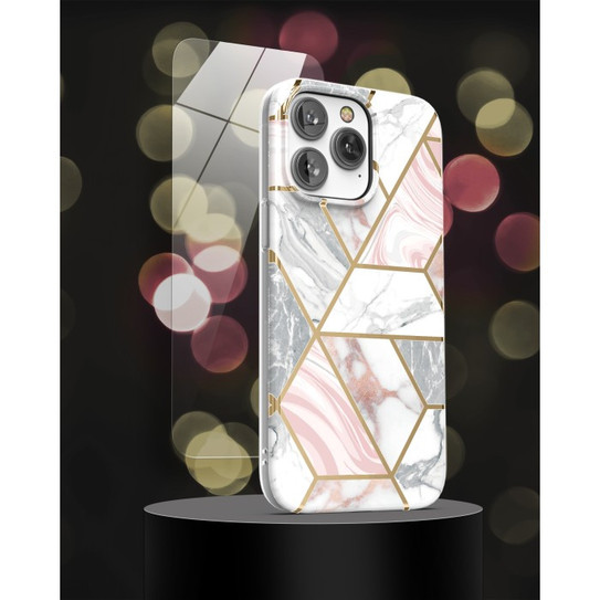 Encased Lexion MagSafe Case with Screen Protector iPhone 14 Pro - White Marble