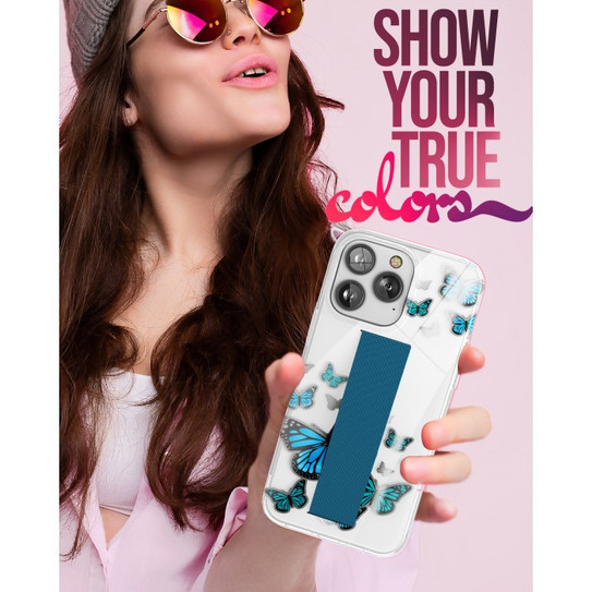 Encased Loop Case with Screen Protector iPhone 14 Pro Max - Blue Butterfly