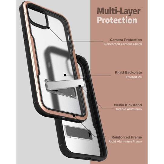 Encased Exos Armor Case with Screen Protector iPhone 14 Pro - Rose Gold