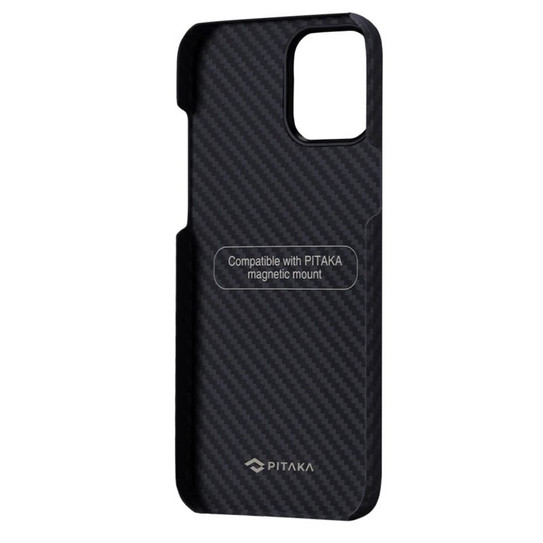 Pitaka MagEz Case iPhone 12 Mini - Black/Grey Twill