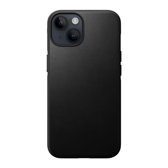 Nomad Modern Leather Case iPhone 15 - Black
