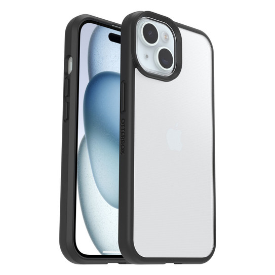 OtterBox React Case iPhone 15 - Clear/Black