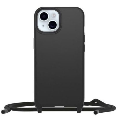 OtterBox React NeckLace MagSafe Case iPhone 15 - Black