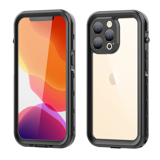 Krakatoo Classic WaterProof Case iPhone 13 Pro - Black/Clear Krakatoo Classic WaterProof Case iPhone 13 Pro - Black/Clear