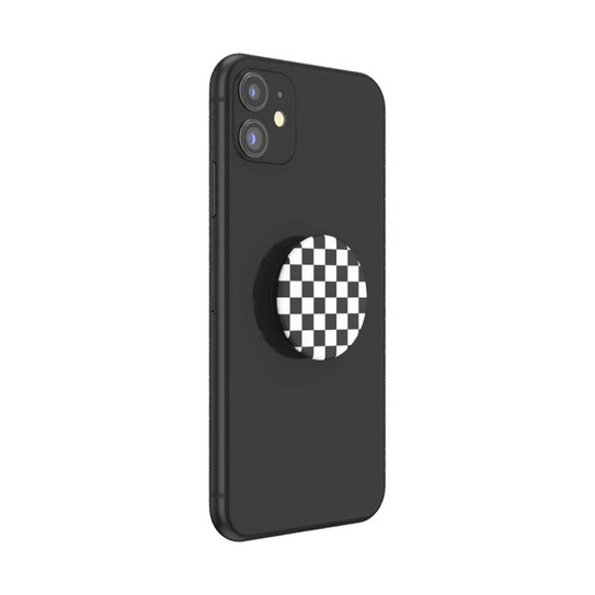 PopSockets PopGrip Universal Grip Holder Gen 2 - Checker Black