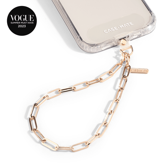 Case-Mate Chunky Chain Phone Wristlet - Gold