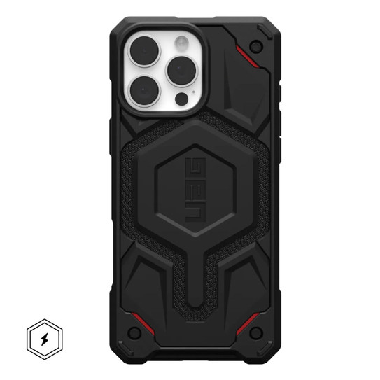 UAG Monarch Pro MagSafe Case iPhone 16 Pro Max - Kevlar Black