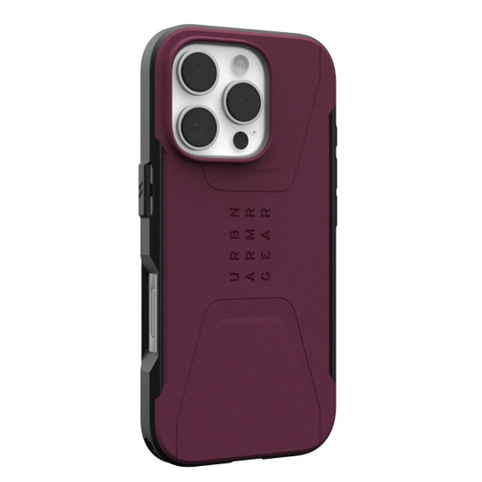 UAG Civilian MagSafe Case iPhone 16 Pro - Bordeaux