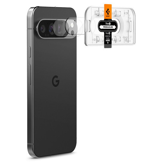 Spigen Glas.tR EZ Fit Optik 2Pcs Glass Lens Protector Google Pixel 9 Pro XL - Clear