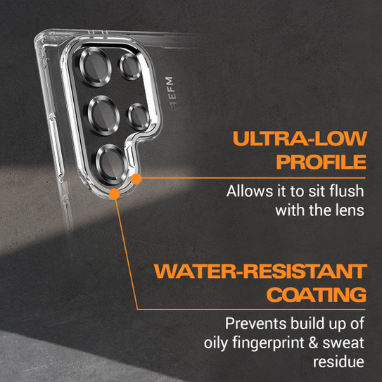 EFM Camera Lens Armour Samsung Galaxy S24 Ultra - Carbon