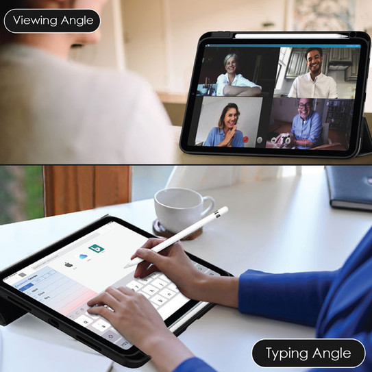 Flexii Gravity Flag Folio Case iPad 10.2" 7th/8th/9th Gen - Black