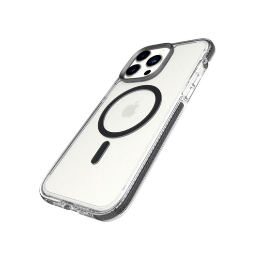 Tech21 Evo Crystal MagSafe Case iPhone 14 Pro - Graphite Black