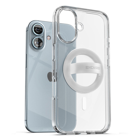 Encased MagSafe Clear Case iPhone 16 with Clear Grip - Clear