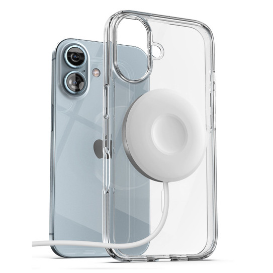 Encased MagSafe Clear Case iPhone 16 with MagSafe Charger - Clear