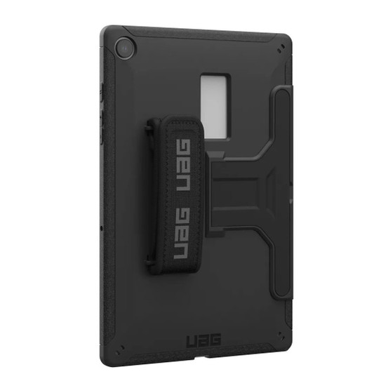 UAG Scout Case With Kickstand & Hand Strap Samsung Galaxy Tab A9+ Plus 11" - Black UAG Scout Case With Kickstand & Hand Strap Samsung Galaxy Tab A9+ Plus 11" - Black