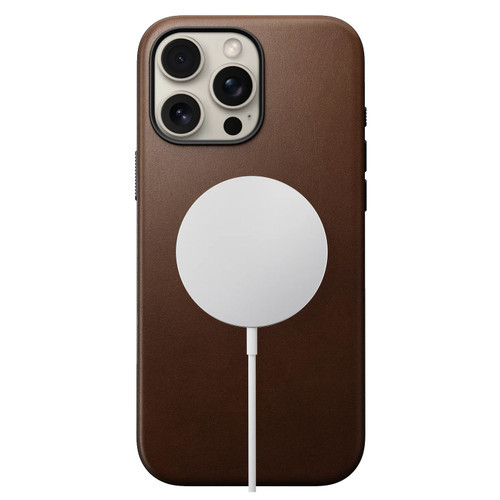 Nomad Modern Leather Case iPhone 16 Pro Max - Brown