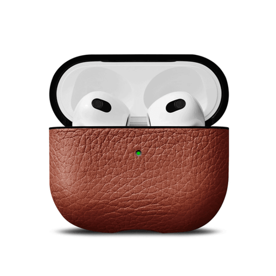 Woolnut Leather Case Apple AirPods 3rd Gen - Cognac