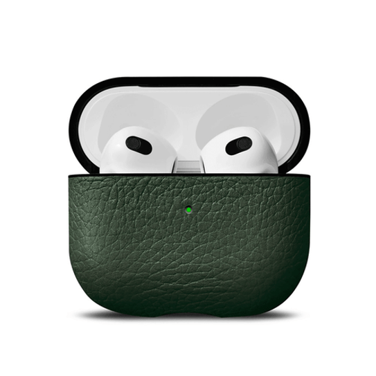 Woolnut Leather Case Apple AirPods 3rd Gen - Green Woolnut Leather Case Apple AirPods 3rd Gen - Green