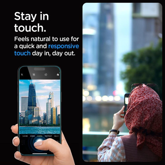 Spigen GLAS.tR EZ Fit 2PCS Screen Protector iPhone 15 Pro Max - Clear Spigen GLAS.tR EZ Fit 2PCS Screen Protector iPhone 15 Pro Max - Clear