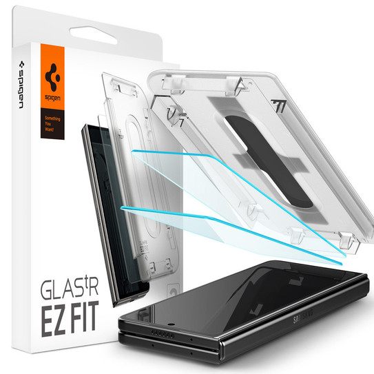 Spigen EZ Fit GLAS.tR Screen Protector Samsung Galaxy Z Fold5 - Clear Spigen EZ Fit GLAS.tR Screen Protector Samsung Galaxy Z Fold5 - Clear