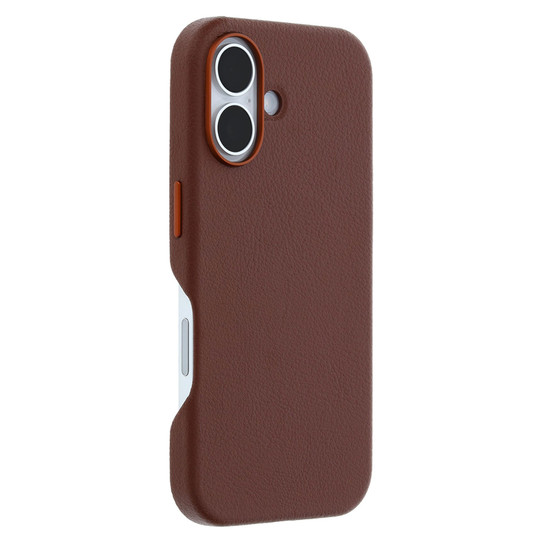 OtterBox Symmetry Cactus Leather Case iPhone 16 - Rich Adobe