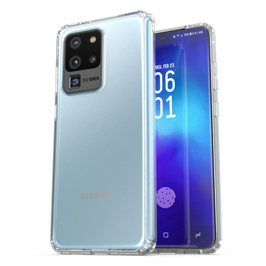 Encased Clear Back Case Samsung Galaxy S20 Ultra with Belt Clip Holster - Clear Encased Clear Back Case Samsung Galaxy S20 Ultra with Belt Clip Holster - Clear