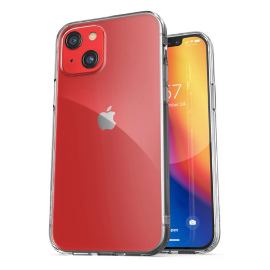 Encased Clear Back Case iPhone 13 Mini with Belt Clip Holster - Clear Encased Clear Back Case iPhone 13 Mini with Belt Clip Holster - Clear