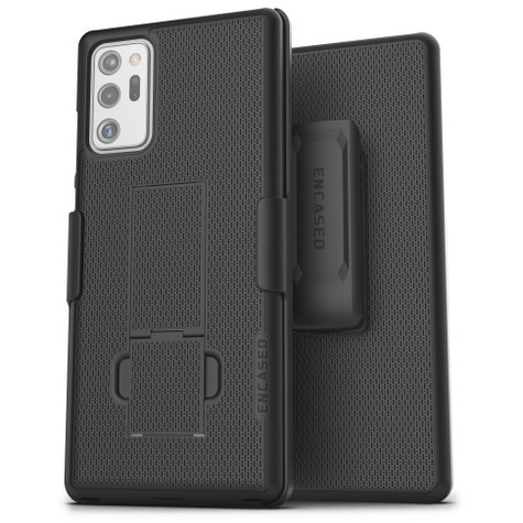 Encased Combo Case Samsung Galaxy Note20 Ultra 5G with Holster - Black