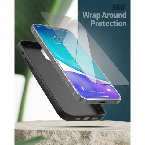 Encased Artura Leather MagSafe Case and Wallet iPhone 14 Pro Max - Black