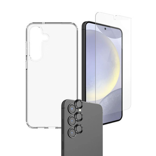 EFM 3-in-1 Case Screen & Camera Lens Armour Bundle Samsung Galaxy S25