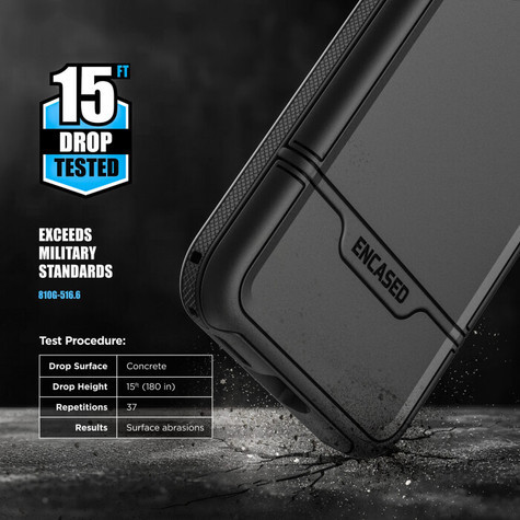 Encased Rebel Case Samsung Galaxy S25 - Black