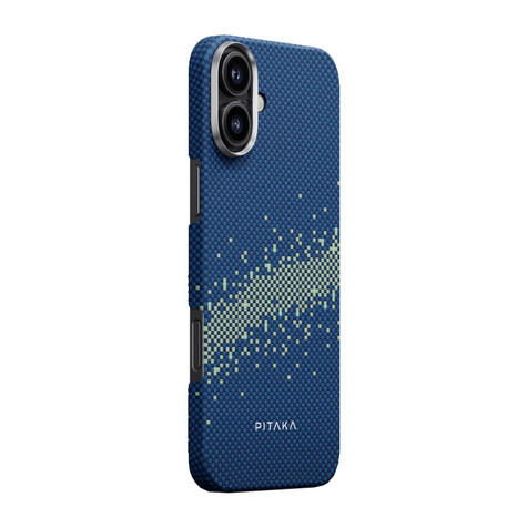 Pitaka Tactile Woven Case iPhone 16 - Milky Way Galaxy