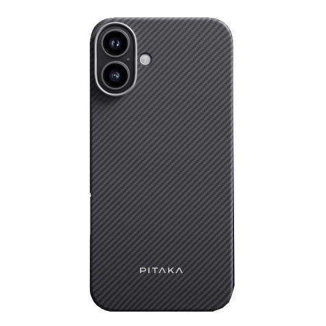 Pitaka Ultra-Slim Case iPhone 16 Plus - Black/Grey