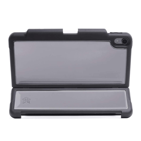 STM Dux Shell Folio Case iPad Pro 11" 4th/3rd/2nd/1st Gen - Black