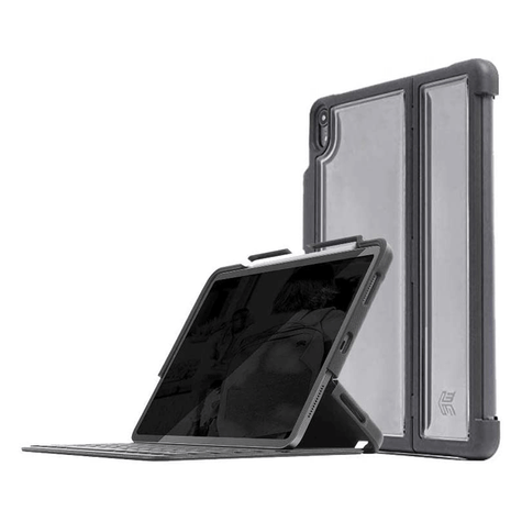 STM Dux Shell Folio Case iPad Pro 11" 4th/3rd/2nd/1st Gen - Black