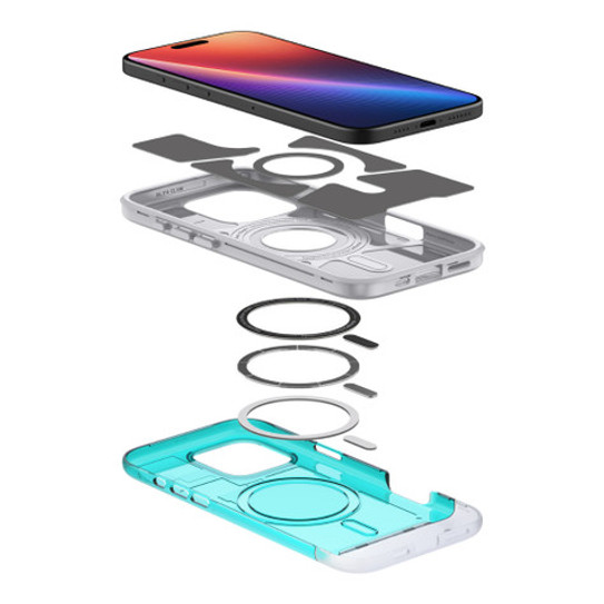 Spigen Classic C1 MagSafe Case iPhone 16 Pro Max - Bondi Blue