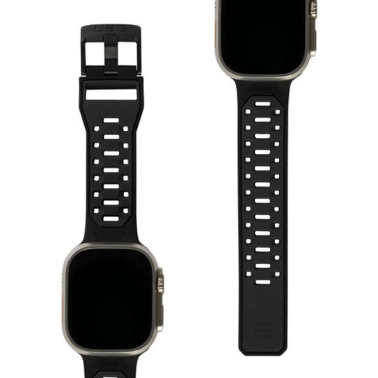 UAG Civilian Silicone Watch Strap Apple Watch 44/45/46/Ultra 49mm - Graphite/Black UAG Civilian Silicone Watch Strap Apple Watch 44/45/46/Ultra 49mm - Graphite/Black