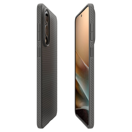 Spigen Liquid Air Case Samsung Galaxy S25 Edge - Marble Grey