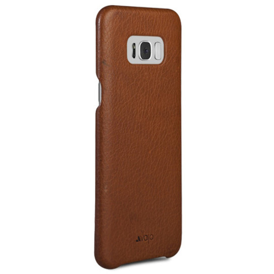 Vaja Grip Leather Case Samsung Galaxy S8+ Plus - Bridge Saddle Tan