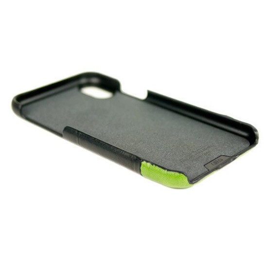 Alto Metro Leather Case iPhone X/Xs - Raven/Lime Alto Metro Leather Case iPhone X/Xs - Raven/Lime