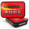 Lightning Ammo Rifle Bullets .22 Cal .224" 55 gr FMJ-BT w/c 100/ct Tin