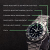  Smith & Wesson Executive Watch -Tritium, 45 mm, Titanium, Black face 