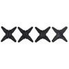 Bow Jax Bowjax Crossbow Slip Jax Black 4 Pk. 