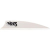  Bohning X3 Vanes White 2.25 In. 100 Pk. 