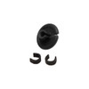  October Mountain String Love 2.0 Kisser Button Black 1 Pk. 