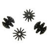  October Mountain Blackberry String Silencer Black 4 Pk. 