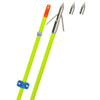 Fin-finder Fin Finder Raider Pro Bowfishing Arrow Flo Green W/ Riptide Point 