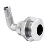  Whitecap 1-1/2" Duplex Stainless Steel 90 Degree Thru-Hull Fitting 